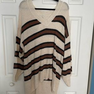 American Eagle Size L Waffle Sweater